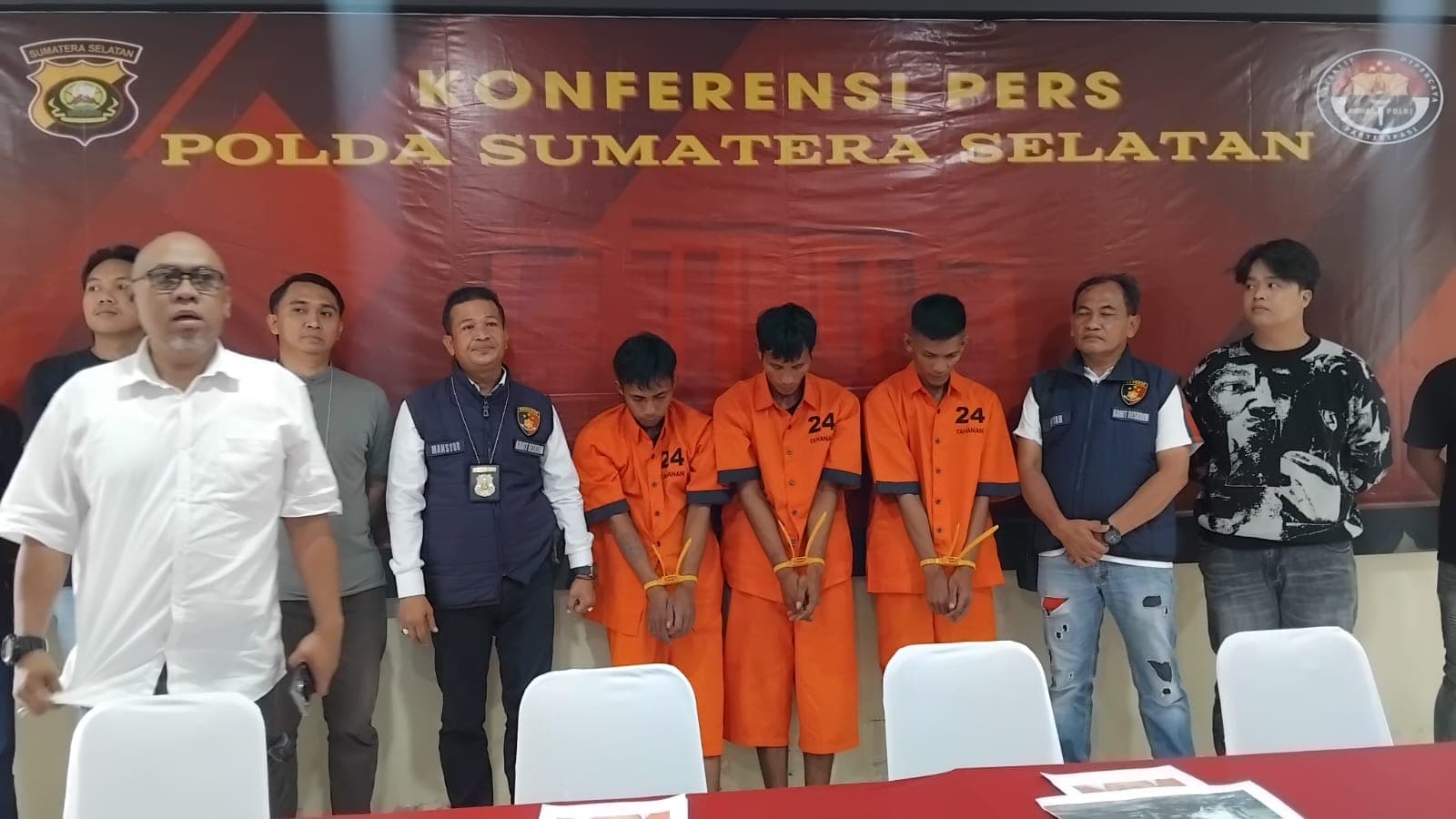 Tiga Pelaku Bakar Sopir Truk Hidup-Hidup di Kebun Tebu Ogan Ilir Berhasil Diciduk Polisi