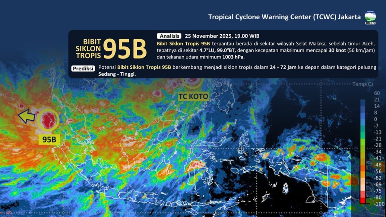 Apa Itu Siklon Senyar yang Picu Cuaca Ekstrem di Sumut dan Aceh?