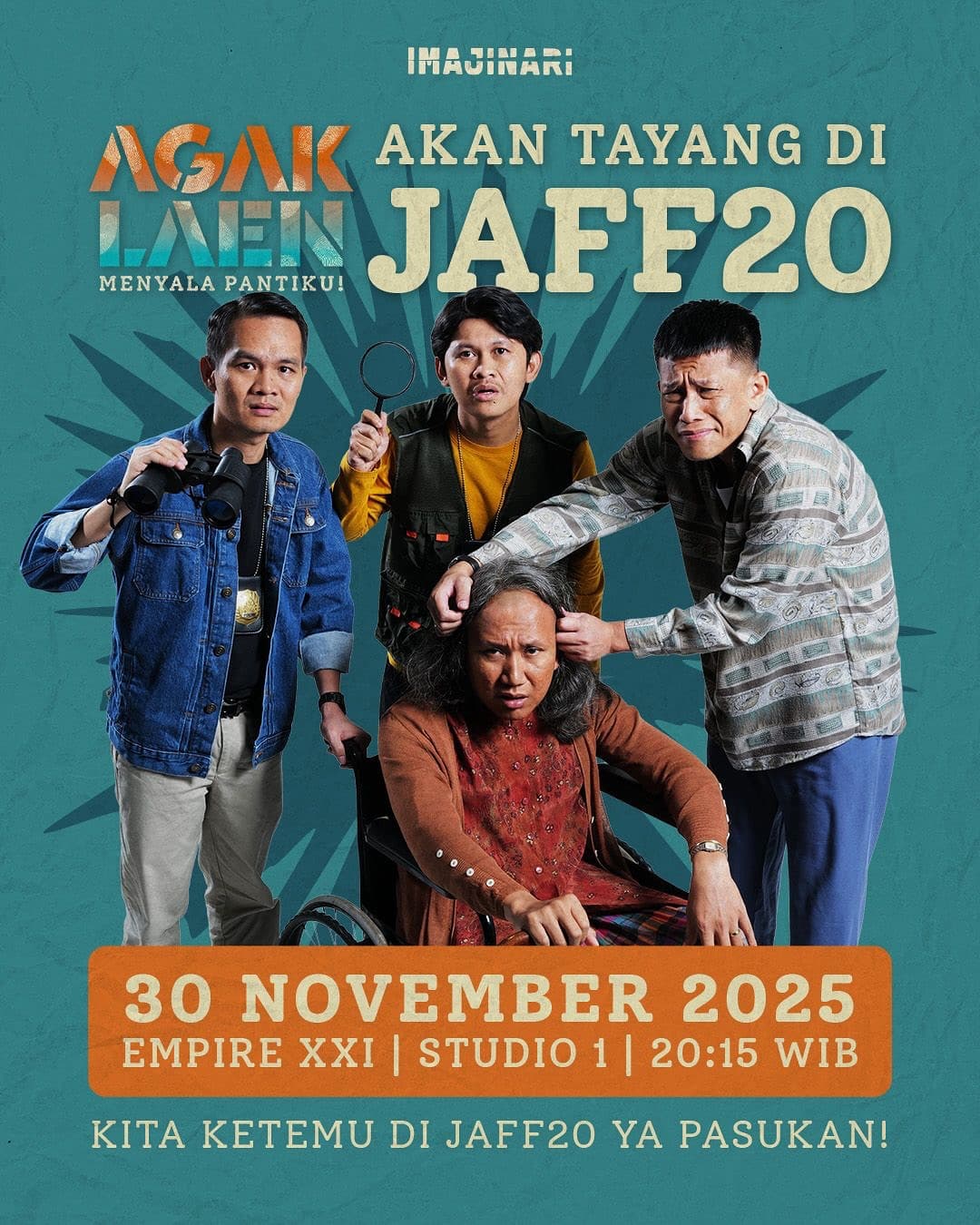 Jadwal Bioskop Palembang 21 Desember 2025, Jam Tayang Avatar Geser Agak Laen