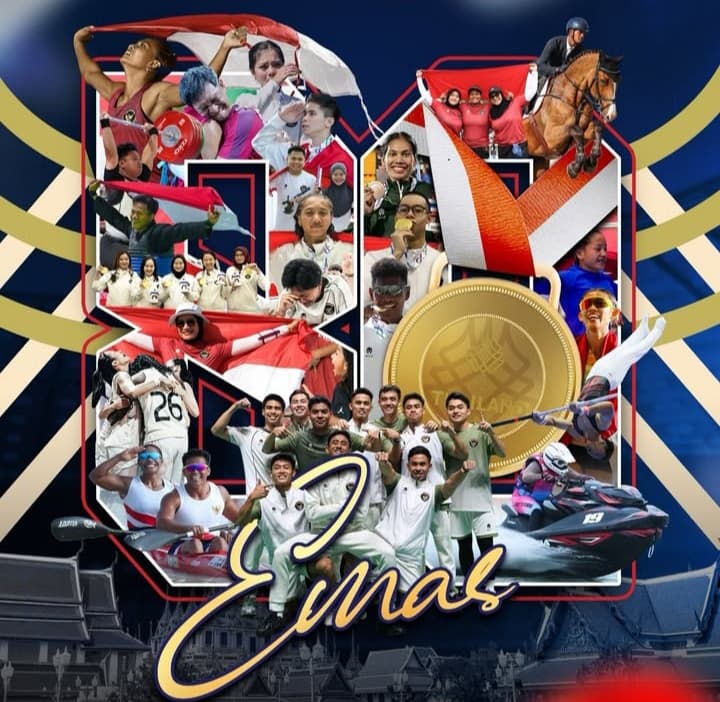 Indonesia Bertahan Peringkat 2 Klasemen Sementara SEA Games 2025, Target 80 Medali Emas Tercapai