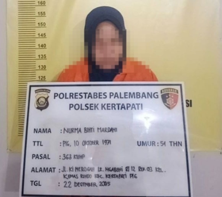 IRT di Palembang Kepergok Copet Dompet Berisi Emas dan Uang Belasan Juta di Pasar Sunan