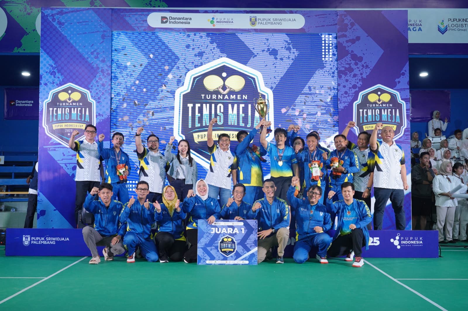 Pusri Jadi Pemenang Tenis Meja Pupuk Indonesia Cup 2025