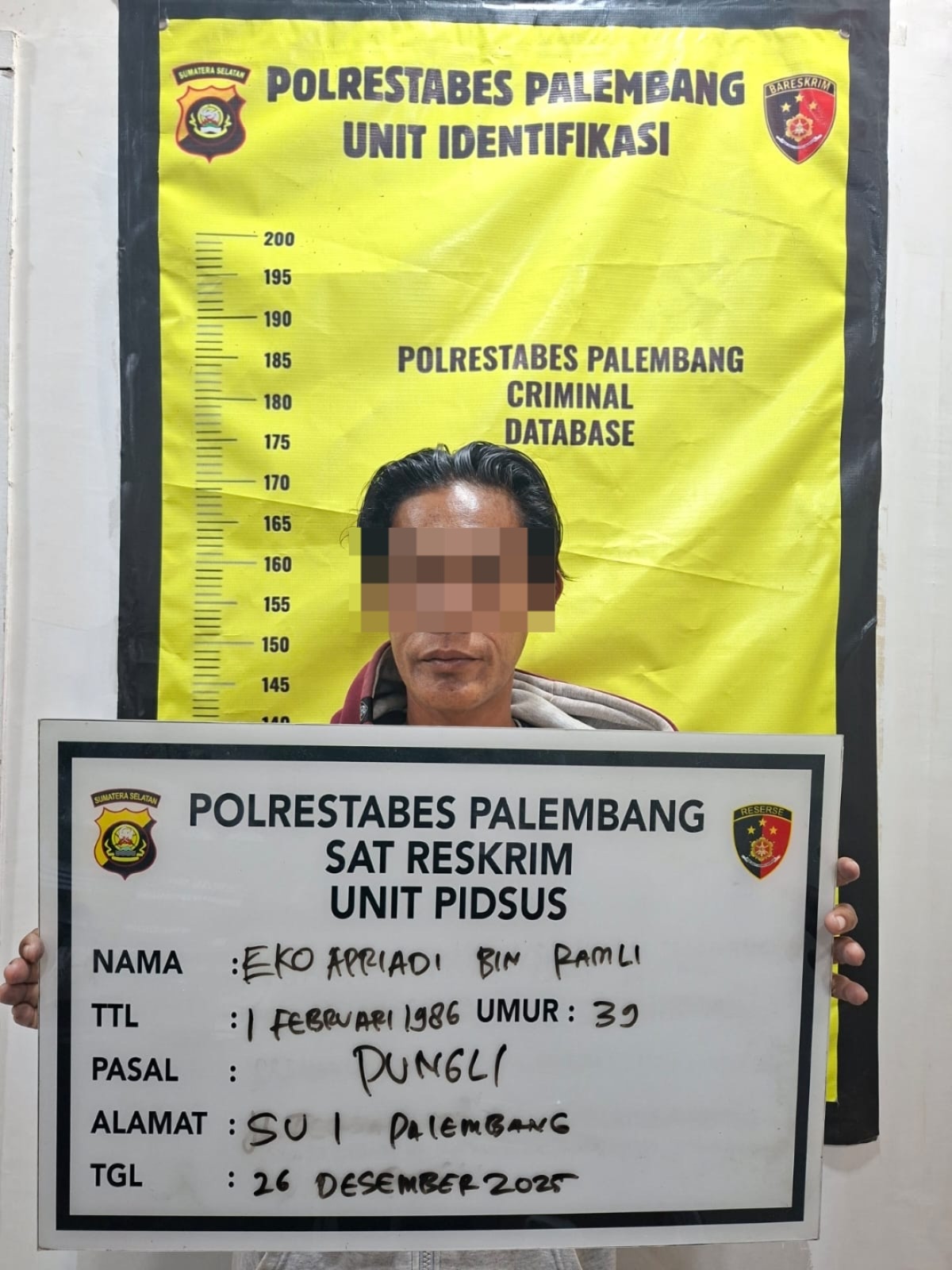 Modus Buka Tutup Portal Jalan, Aksi Pungli di Palembang Berakhir di Tangan Polisi