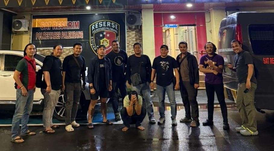 Setahun Buron, DPO Curanmor Palembang Akhirnya Diringkus di Dealer Motor