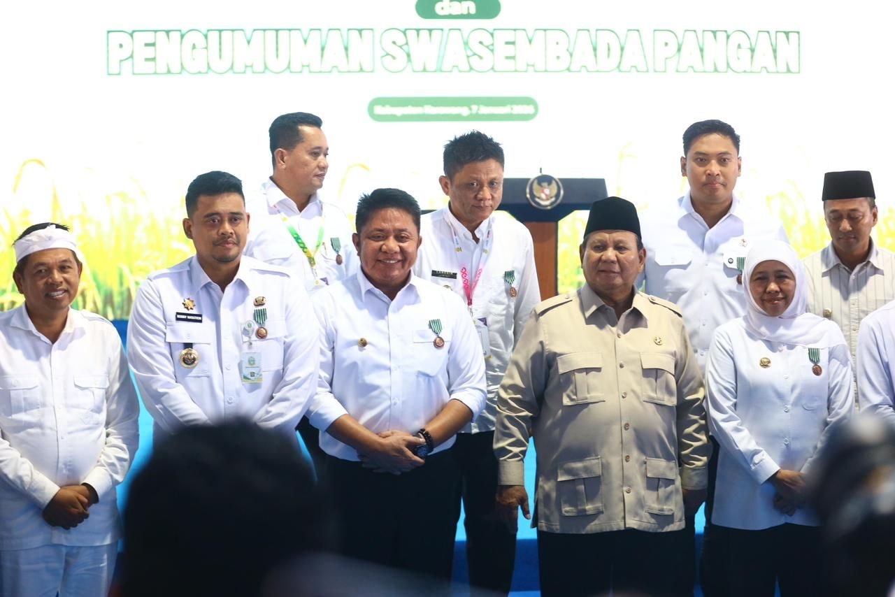 Presiden Prabowo Umumkan Swasembada Pangan, Sumsel Raih Penghargaan Nasional Berkat Kontribusi Produksi Beras